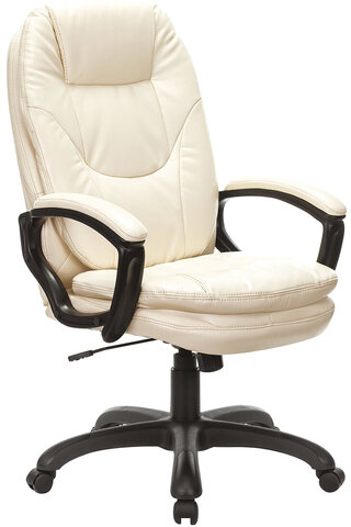 Кресло офисное BRABIX PREMIUM "Trend EX-568", экокожа, бежевое, 532102
