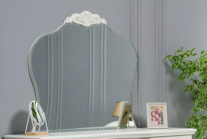 Подзеркальник с зеркалом ЛЮКС с ППУ-декором Каталея NEW