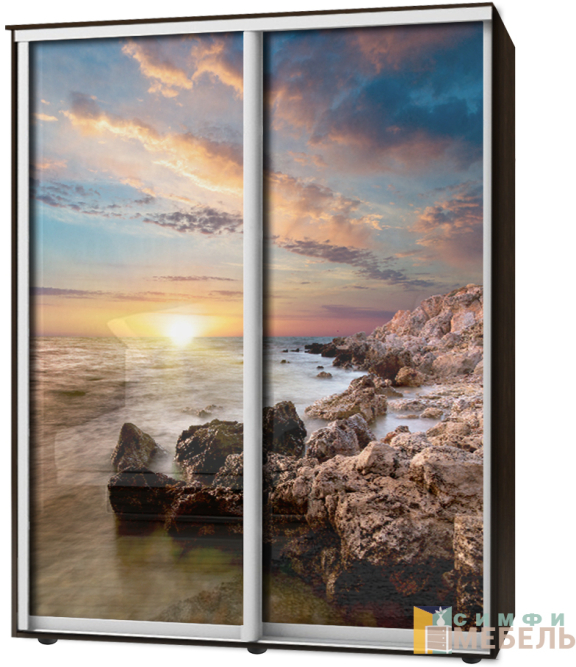 Шкаф-купе 2х дв Стандарт Фотопечать № 54