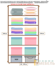 Шкаф-купе 2х дв Стандарт Фотопечать № 154