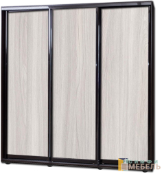 Шкаф купе 3х дв Комби 1 Ясень шимо светлый