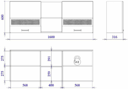 Шкаф ШСТ-160 NEW Смарт