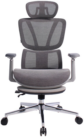 Кресло BRABIX PREMIUM "Evolution ER-700", подножка, слайдер, синхромеханизм, сетка, серое, 532948