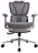 Кресло BRABIX PREMIUM "Evolution ER-700", подножка, слайдер, синхромеханизм, сетка, серое, 532948