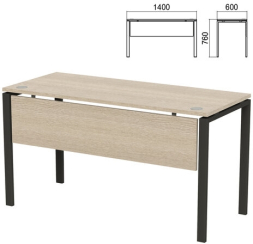 Стол на металлокаркасе Арго царга