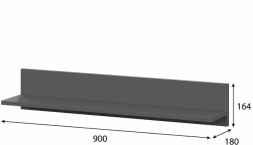 Полка навесная Денвер (NN)