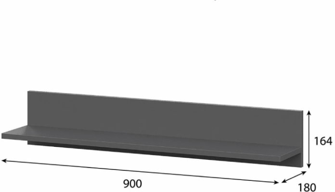 Полка навесная Денвер (NN)