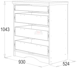 Комод Ольга 10