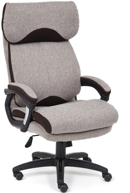 Кресло DUKE ткань, норка/коричневый, MJ190-6/TW-24