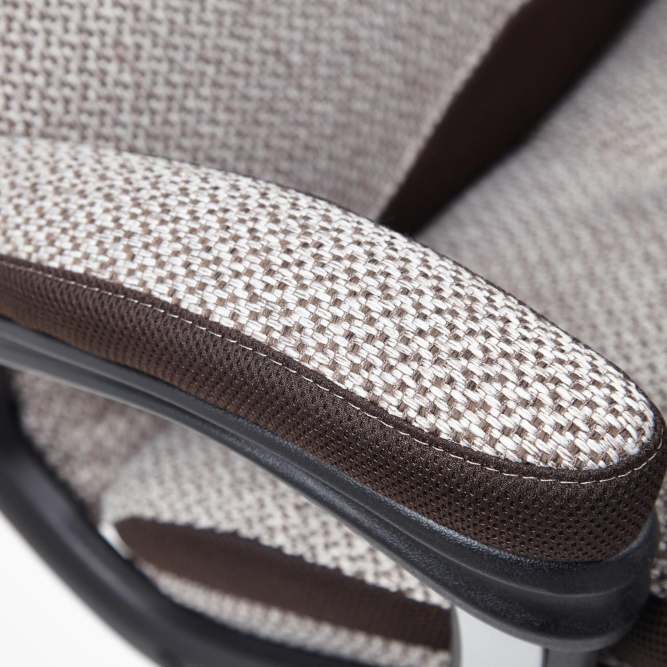 Кресло DUKE ткань, норка/коричневый, MJ190-6/TW-24