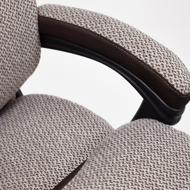 Кресло DUKE ткань, норка/коричневый, MJ190-6/TW-24