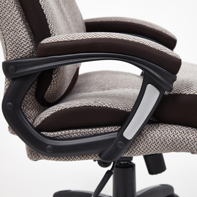 Кресло DUKE ткань, норка/коричневый, MJ190-6/TW-24