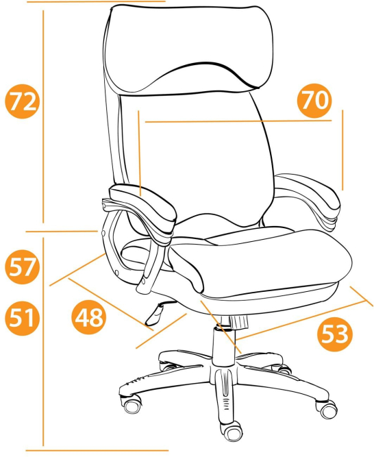 Кресло DUKE ткань, норка/коричневый, MJ190-6/TW-24