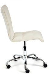 Кресло ZERO флок , молочный, 4