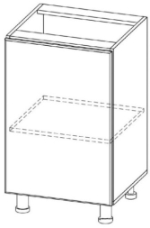 Стол-рабочий С500 (400) Модерн