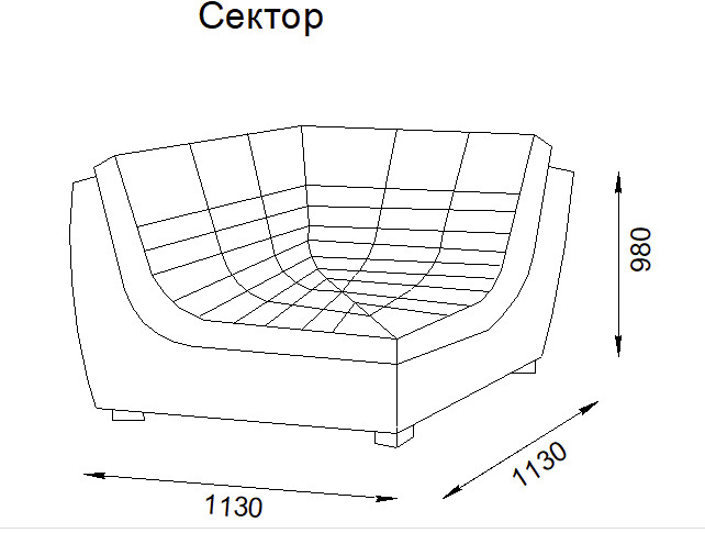 Диван угловой Босфор 145+С+П2