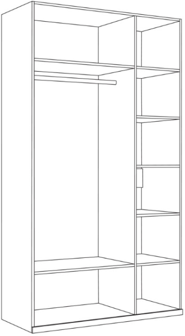 Шкаф комбинированный Валенсия 13.12