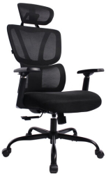 Кресло BRABIX PREMIUM "Fargo ER-710", синхромеханизм, 3D подлокотники, сетка/ткань TW, черное, 532949