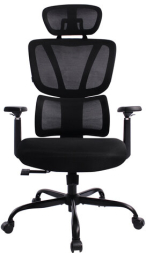 Кресло BRABIX PREMIUM "Fargo ER-710", синхромеханизм, 3D подлокотники, сетка/ткань TW, черное, 532949
