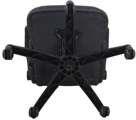 Кресло компьютерное BRABIX "Skill GM-005", откидные подлокотники, экокожа, черное/оранжевое, 532495