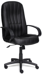 Кресло СН833 кож/зам, черный, 36-6