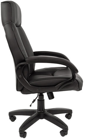 Кресло офисное BRABIX "Formula EX-537", экокожа, черное, 531388