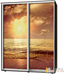 Шкаф-купе 2х дв Стандарт Фотопечать № 156