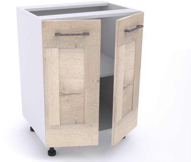 Стол Дублин С-60 2-х дверный рабочий без столешницы