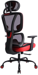 Кресло BRABIX PREMIUM &quot;Toxin GM-520&quot;, синхромеханизм, экокожа/сетка/ткань, черное/красное, 532950