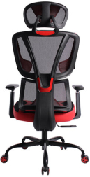 Кресло BRABIX PREMIUM &quot;Toxin GM-520&quot;, синхромеханизм, экокожа/сетка/ткань, черное/красное, 532950
