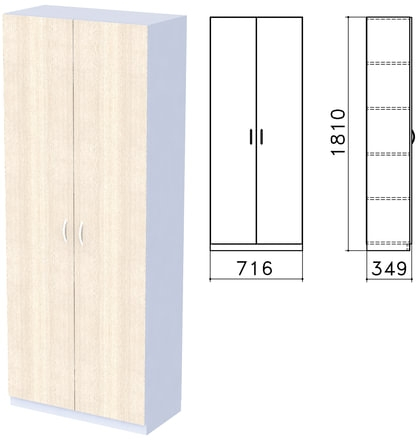 Шкаф закрытый Бюджет