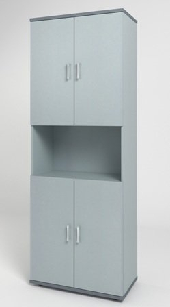 Шкаф высокий КМ6 (ШМ44+ДМ41*4)