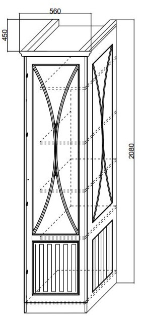 Посудник 1-дверный Каталея NEW (левый, правый)