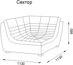 Диван угловой Босфор 175+С+П1