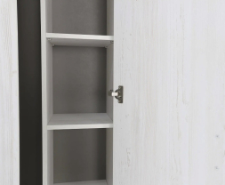 Шкаф угловой без зеркала Ольга-Милк 9.1