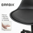 Кресло стул BRABIX "Eames MG-310 PL", пластик черный, экокожа черная, 532927