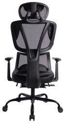 Кресло BRABIX PREMIUM "Venom GM-530", подножка, синхромеханизм, экокожа/сетка, черное/серое, 532951