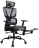 Кресло BRABIX PREMIUM "Venom GM-530", подножка, синхромеханизм, экокожа/сетка, черное/серое, 532951
