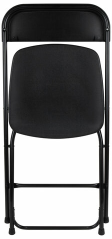 Стулья складные BRABIX "Golf CF-002", КОМПЛЕКТ 4 шт., черный каркас, пластик черный, 533030