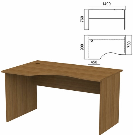 Стол эргономичный Арго левый