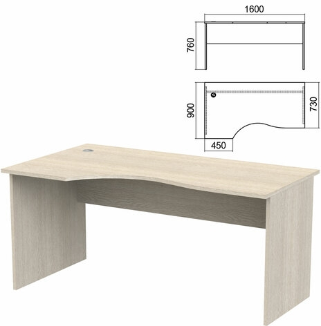 Стол эргономичный Арго левый