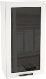 Шкаф верхний высокий со стеклом с 1 ств. ШВС 509 Глетчер