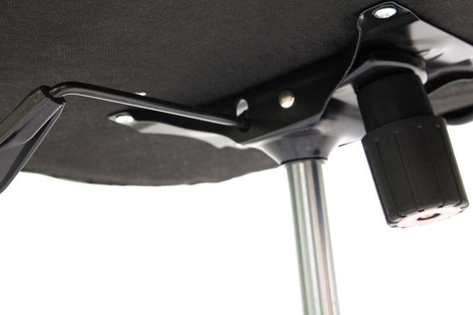 Кресло BOSS (хром) кож/зам, зеленый/зеленый перфорированный, 36-001/36-001/06