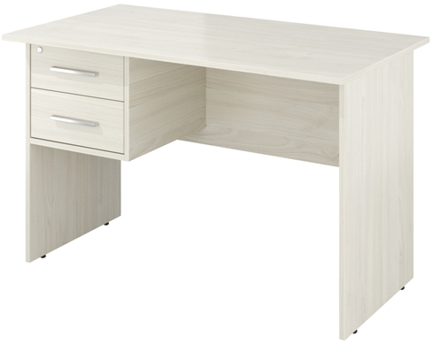 Стол однотумбовый 2 ящика с замком  КЦ06