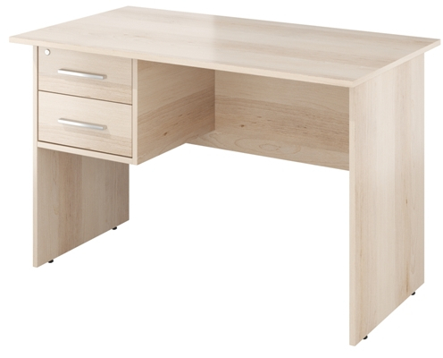 Стол однотумбовый 2 ящика с замком  КЦ06