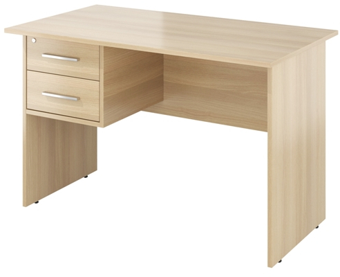 Стол однотумбовый 2 ящика с замком  КЦ06