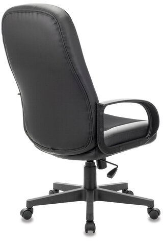 Кресло офисное BRABIX "City EX-512", кожзаменитель черный, ткань черная, TW, 531407