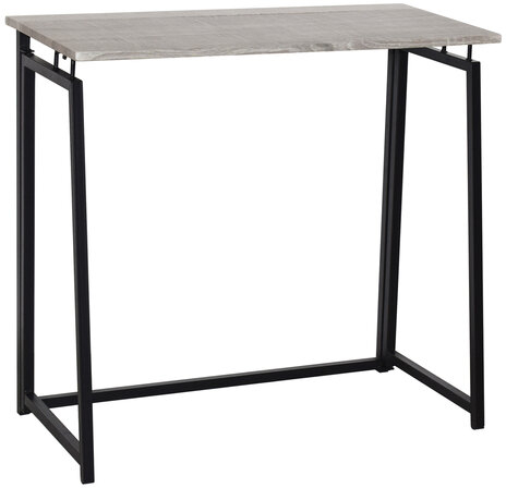 Стол на металлокаркасе BRABIX "LOFT CD-001", 800х440х740 мм, складной, цвет дуб антик, 641210