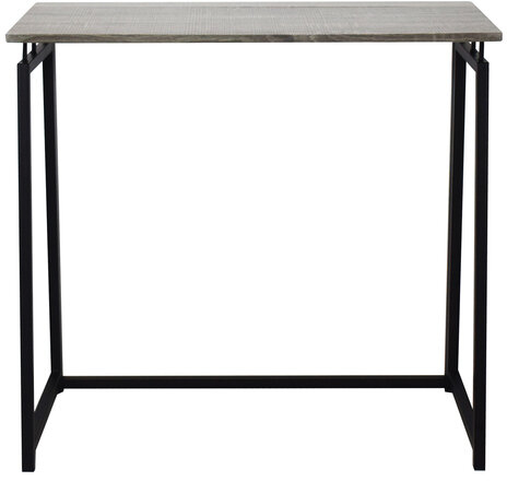 Стол на металлокаркасе BRABIX "LOFT CD-001", 800х440х740 мм, складной, цвет дуб антик, 641210