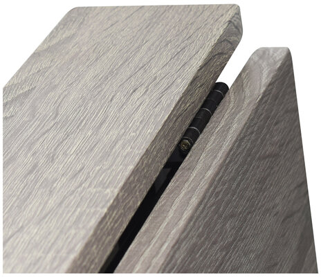 Стол на металлокаркасе BRABIX "LOFT CD-001", 800х440х740 мм, складной, цвет дуб антик, 641210